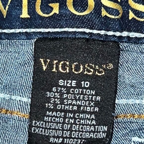 Girls Vigoss The Jagger Skinny Ankle Jeans Size 10 - Picture 6 of 6